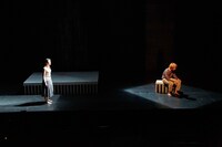 「悪人」ゲネプロより。（写真：関信行）