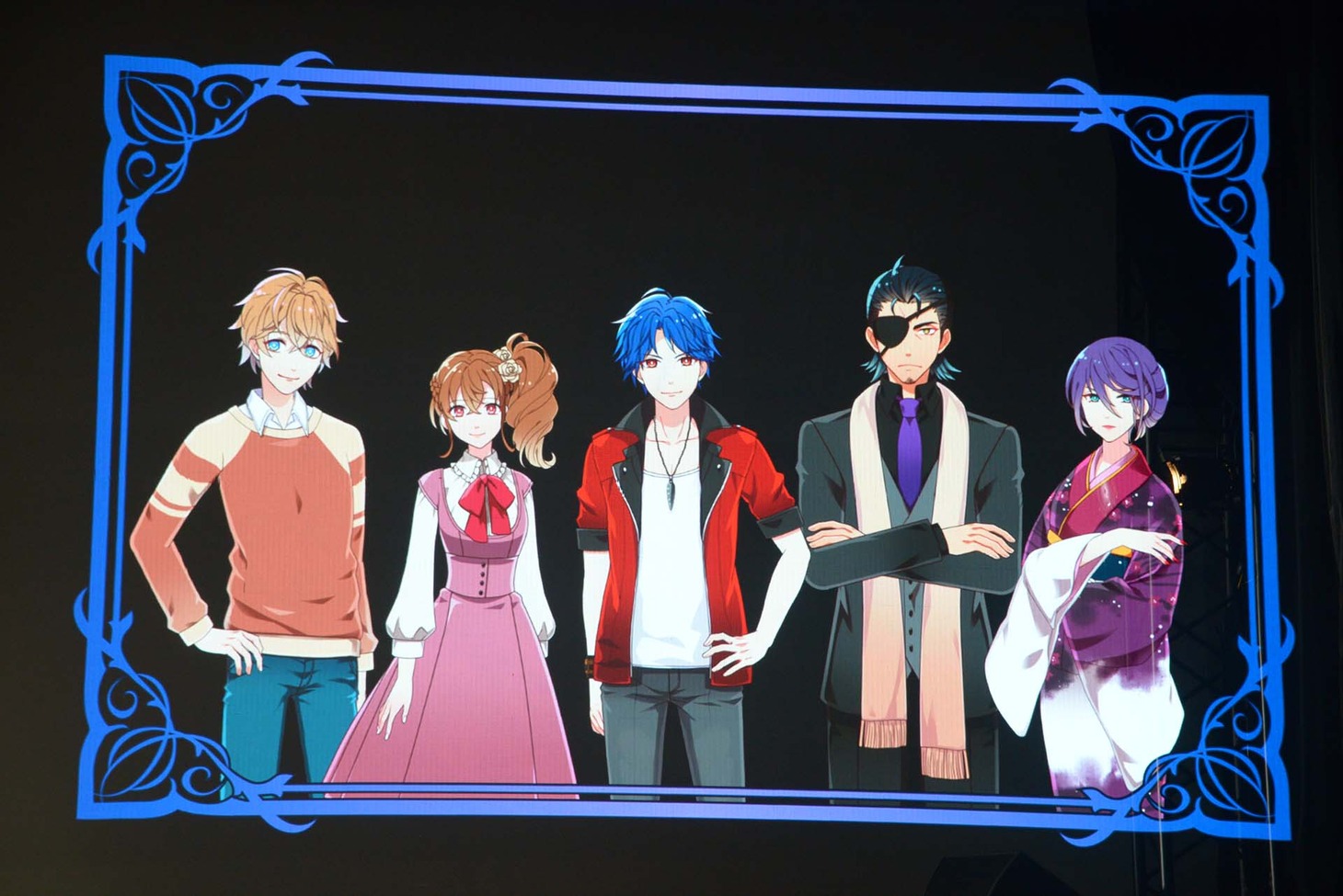 「メイクヒーロー DMM VR THEATER Version」ゲネプロより、VRのキャラクターたち。