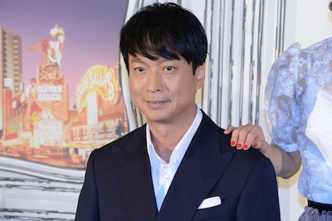 舞台「レインマン」取材会より、椎名桔平。