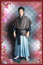 小笠原健扮する土方歳三。