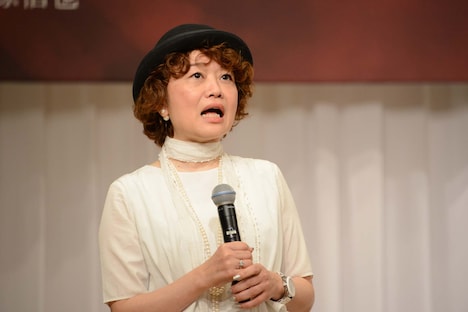 「シラノ・ド・ベルジュラック」製作発表記者会見より、鈴木裕美。