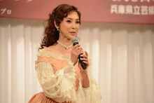 「シラノ・ド・ベルジュラック」製作発表記者会見より、黒木瞳。