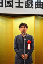 第62回岸田國士戯曲賞授賞式より。神里雄大。