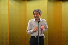 第62回岸田國士戯曲賞授賞式より。平田オリザ。