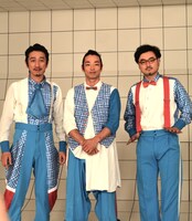 左から岩井秀人、森山未來、前野健太。
