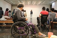 森田雄三演劇ワークショップの様子。