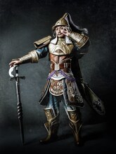 松浦司演じる袁紹。