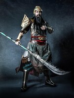 磯貝龍虎演じる関羽。