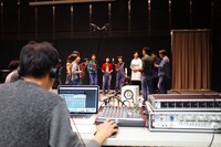 ままごと「港の劇場」レコーディングの様子。