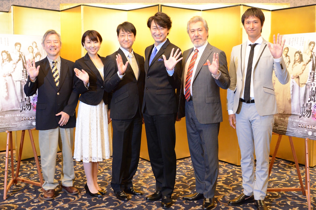 絹本掛軸】波多野一岳 六花観賞