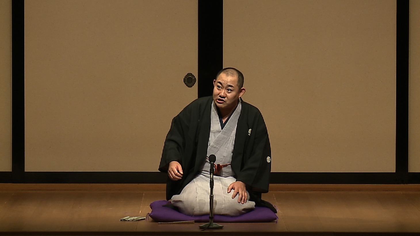 リレー落語「茶の湯」三笑亭夢丸(c)衛星劇場