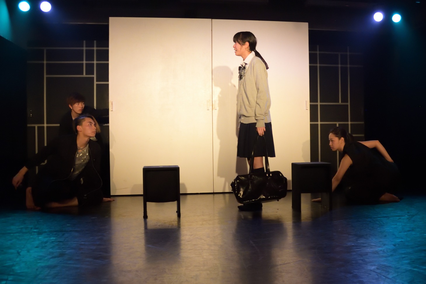 トライアウト・スタジオ公演 「ガラスの仮面」作中劇「通り雨」より。