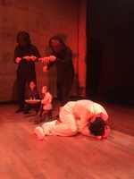 ホモフィクタス メタドラマ計画 No.2 ノイズオペラ NOISE OPERA「カスパー」稽古の様子。