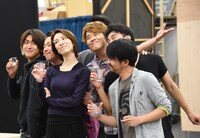 ミュージカル「ウーマン・オブ・ザ・イヤー」稽古より。