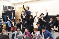 ミュージカル「ウーマン・オブ・ザ・イヤー」稽古より。