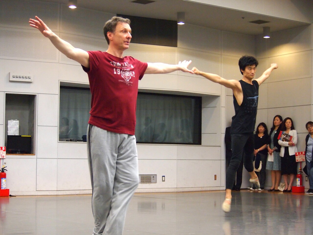 「ウィーン国立バレエ団 2018年来日公演」公開リハーサルより。