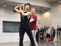 「ウィーン国立バレエ団 2018年来日公演」公開リハーサルより。