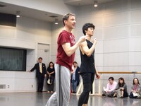 「ウィーン国立バレエ団 2018年来日公演」公開リハーサルより。