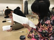 劇団子供鉅人 本公演ニューカウント vol.8「ハミンンンンンング」稽古の様子。