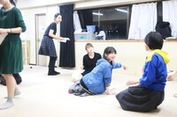 田上パル 第17回公演「Q学」稽古の様子。