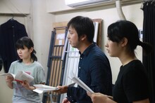田上パル 第17回公演「Q学」稽古の様子。