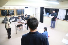 田上パル 第17回公演「Q学」稽古の様子。