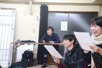 田上パル 第17回公演「Q学」稽古の様子。