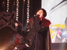 「新感線☆RS『メタルマクベス』」の製作発表記者会見、スペシャルLIVEより、尾上松也。