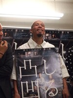 談ス・シリーズ第3弾の囲み取材の様子。大植真太郎。