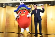 左からみなみーな、十代目松本幸四郎。