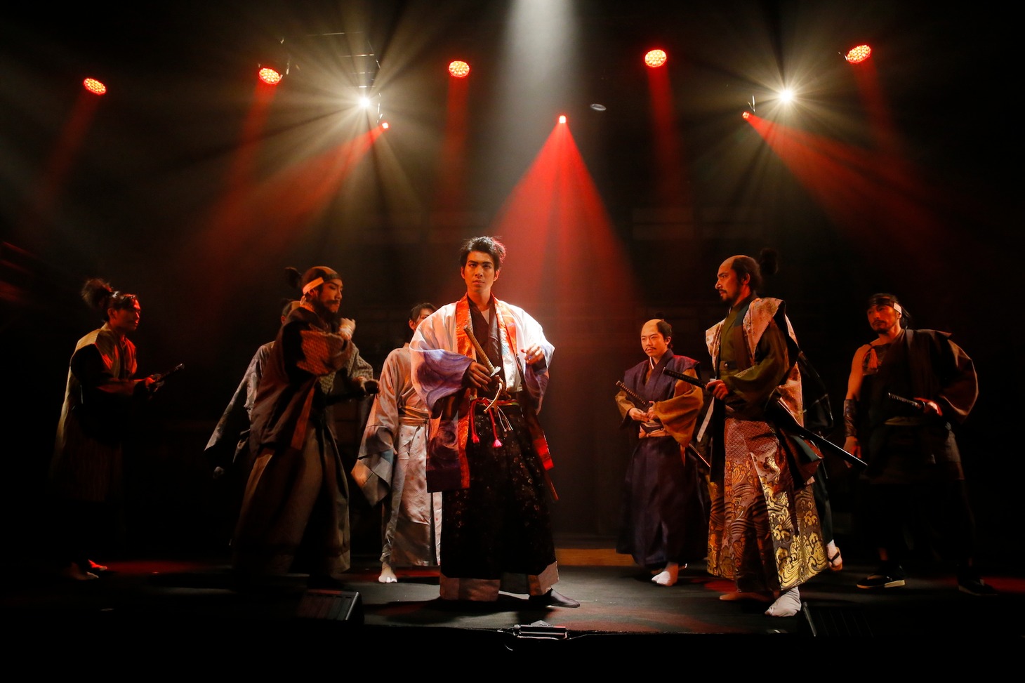 舞台「信長の野望・大志-春の陣-天下布武～金泥の首編～」より。(c)洲脇理恵（MAXPHOTO）