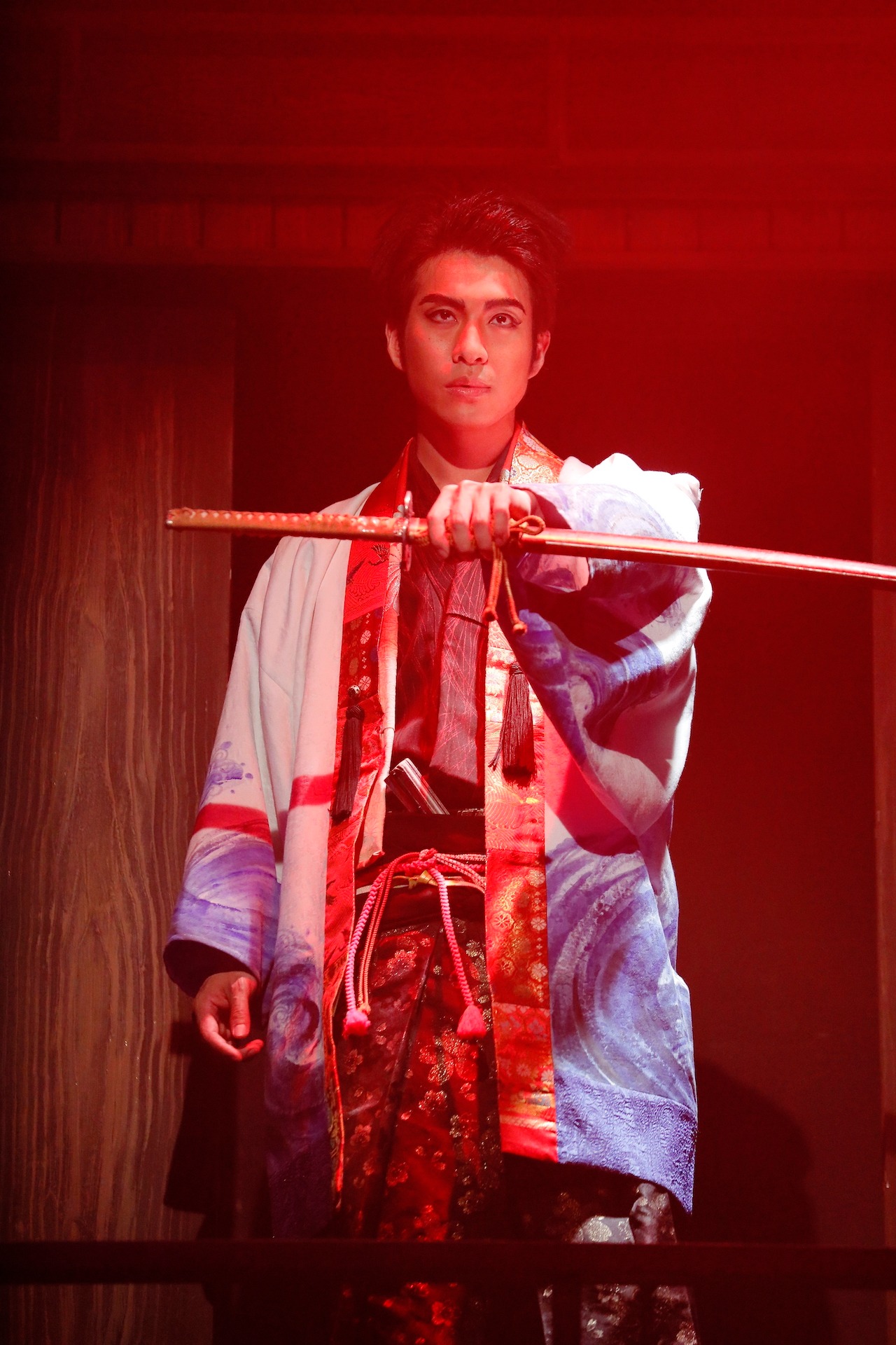 舞台「信長の野望・大志-春の陣-天下布武～金泥の首編～」より。(c)洲脇理恵（MAXPHOTO）
