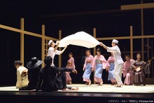 2008年に上演されたイデビアン・クルー「排気口」の様子。（撮影：青木司）