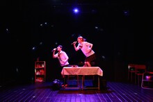 田上パル 第17回公演「Q学」より。