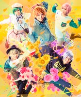 「MANKAI STAGE『A3!』～SPRING & SUMMER 2018～」夏組のビジュアル。