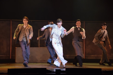 ミュージカル「ウーマン・オブ・ザ・イヤー」東京公演のゲネプロより。