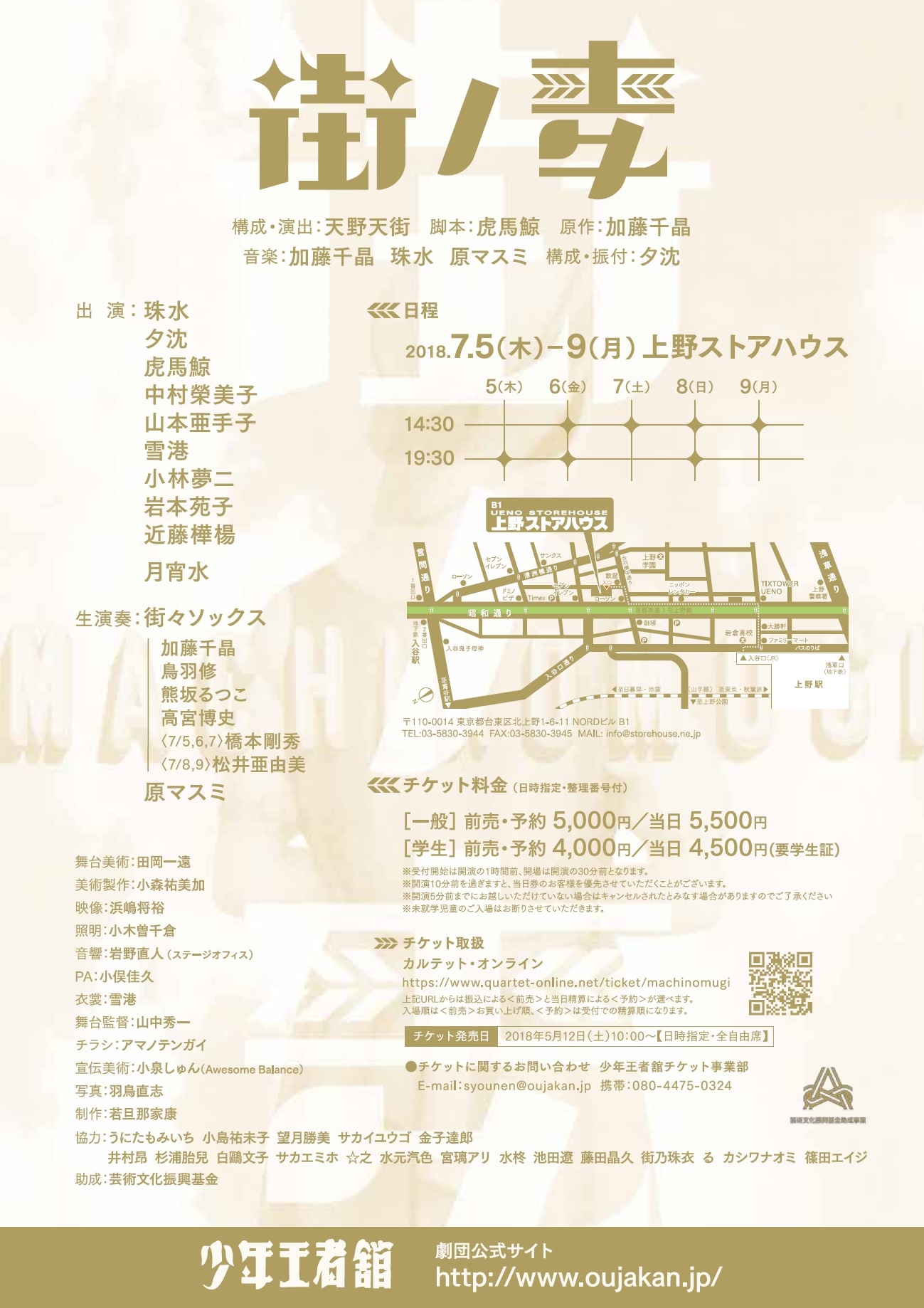少年王者舘「街ノ麦」チラシ裏