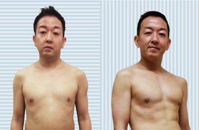 左から2017年5月20日の宮崎吐夢、同年8月10日の宮崎吐夢。