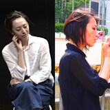 左から荻野友里、遠藤留奈。