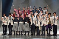 男劇団 青山表参道X「SHIRO TORA～beyond the time～」の出演者たち。