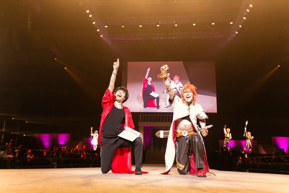 「テイルズ オブ ザ ステージ -ローレライの力を継ぐ者- LIVE&THEATER at 横浜アリーナ」より。