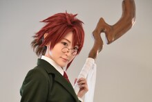 生駒里奈扮するネギ・スプリングフィールド。