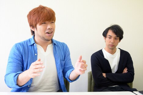 左から竹村晋太朗、大熊隆太郎。