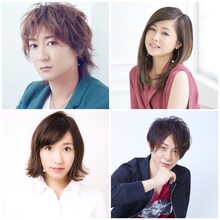 上段左から町田慎吾、新垣里沙。下段左から片山陽加、藤原祐規。
