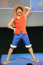 松浦司演じるルフィ。