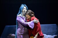 「銀河鉄道999 40周年記念作品 舞台『銀河鉄道999』～GALAXY OPERA～」より。（撮影：源かつみ）