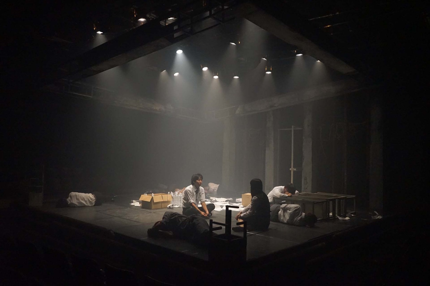 劇団た組。 第16回目公演「心臓が濡れる」ゲネプロより。