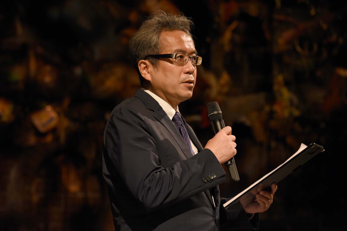 劇団四季の吉田智誉樹代表取締役社長。