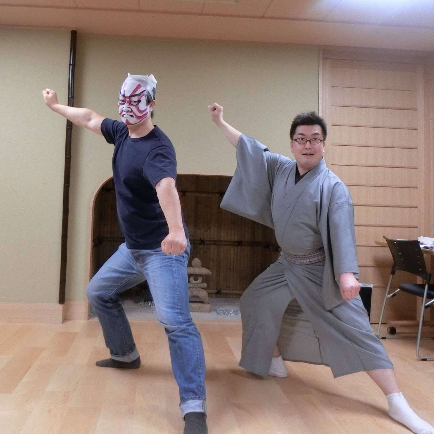 所作体験の様子。