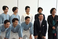「舞台『野球』飛行機雲のホームラン～Homerun of Contrail」記者会見より。